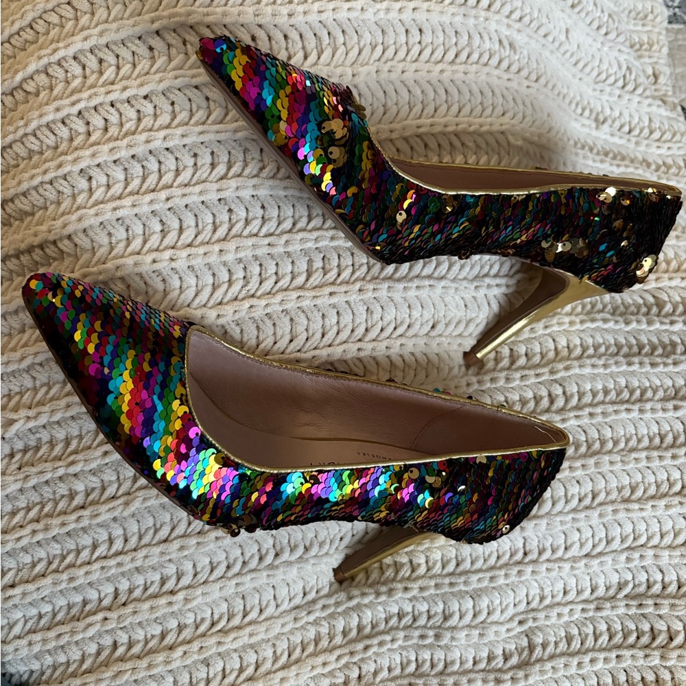Chinese Laundry Multicolor Sequin Heels - Picture 3 of 4